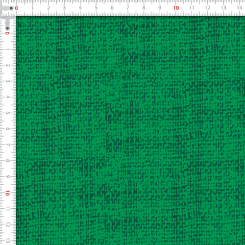 Tecido Tricoline Estampado Textura Juta Verde Folha 99316-2224