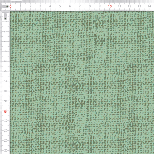 Tecido Tricoline Estampado Textura Juta Verde Orégano 99316-2223