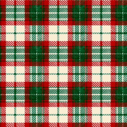 Tecido Tricoline Estampado Xadrez Natal Clássico 6223v001