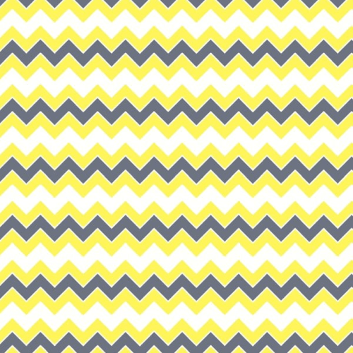Tecido Tricoline Estampado Chevron Amarelo Cinza Branco 3298v15