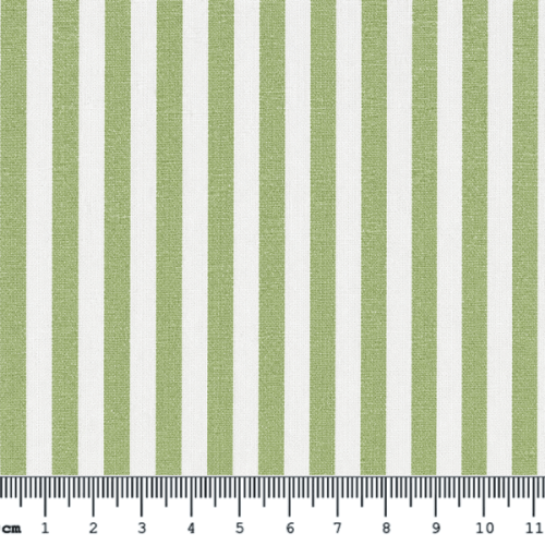 Tecido Tricoline Fio Tinto Listrado GG Verde Aspargo 1108L230
