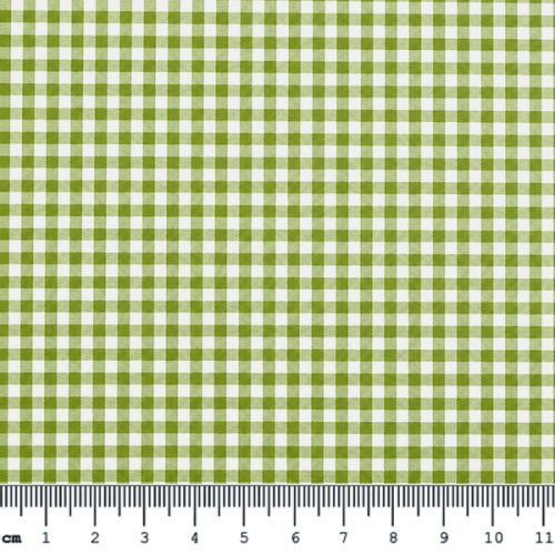 Tecido Tricoline Fio Tinto Xadrez M Verde Aspargo 11348XM