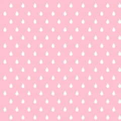  Tricoline Estampado Gotas Fundo Rosa 3279 