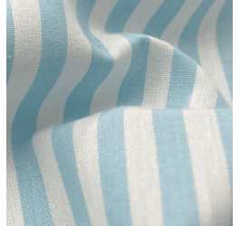Tricoline Fio Tinto Listrado G Azul Bebê 1105L229