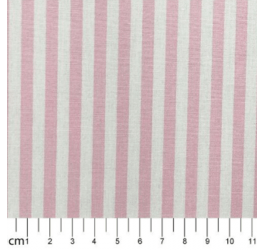 Tricoline Fio Tinto Listrado G Rosa Bebê 1102L229