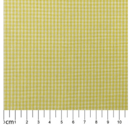 Tricoline Fio Tinto Xadrez P Amarelo 10421XM