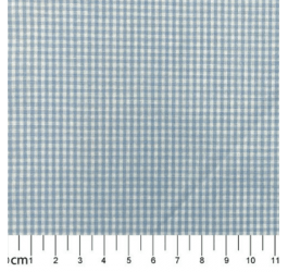 Tricoline Fio Tinto Xadrez P Azul Claro 10441XM
