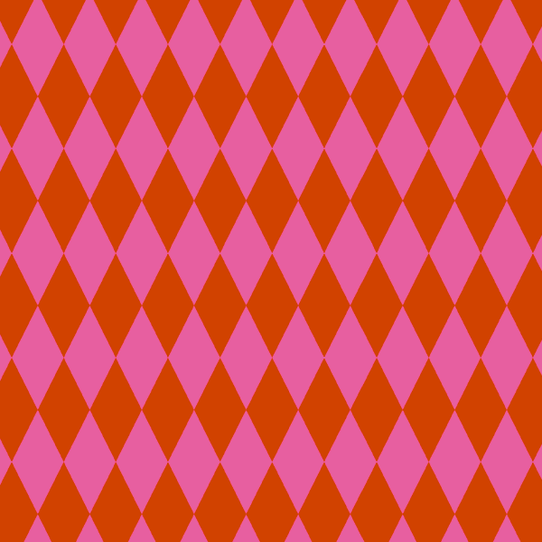 Tecido Tricoline Digital Estampado Geométrico Laranja Escuro e Rosa 9102E718