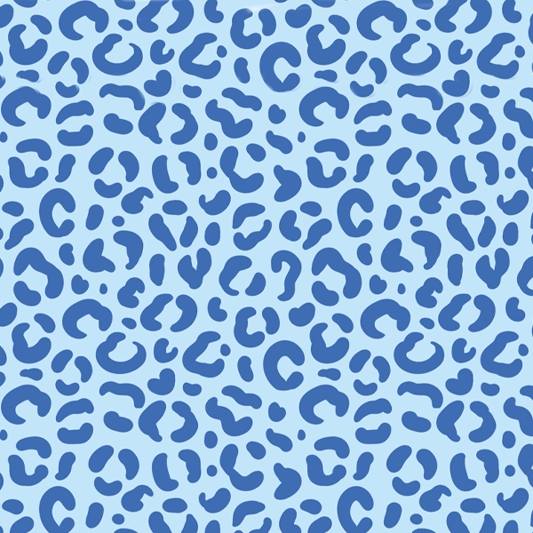 Tecido Tricoline Digital Estampado Onça Azul 9102E744