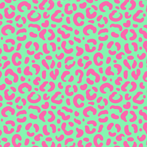 Tecido Tricoline Digital Estampado Onça Verde e Rosa 9102E742