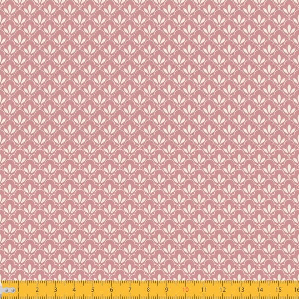 Tecido Tricoline Estampado Mini Floral Lírio Real Fundo Rose 1195v130