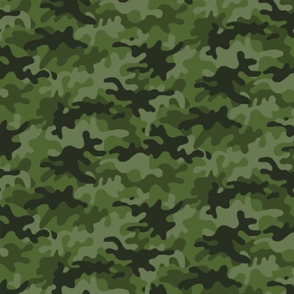 Tecido Tricoline Estampado Camuflado Verde 2648v2