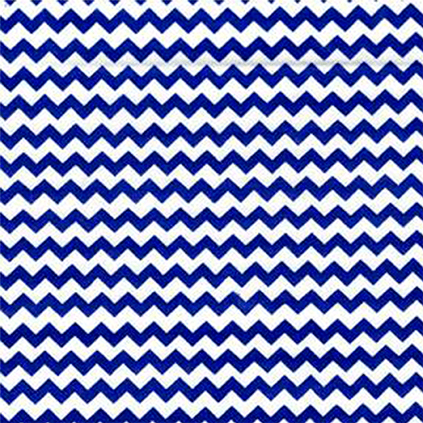 Tecido Tricoline Estampado Chevron Double Azul Marinho 182044v01