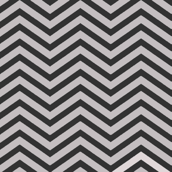 Tecido Tricoline Estampado Chevron Preto e Cinza 2625v05