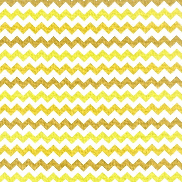 Tecido Tricoline Estampado Chevron Duplo Zigue Zague Amarelo 15546v3