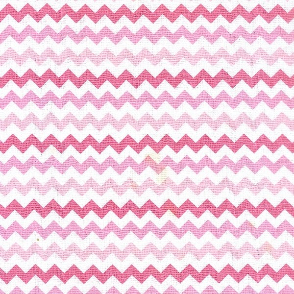 Tecido Tricoline Estampado Chevron Duplo Zigue Zague Rosa 15544v1