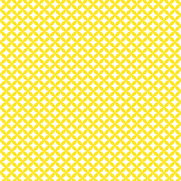 Tecido Tricoline Estampado Geométrico Mosaico Amarelo 1425v308