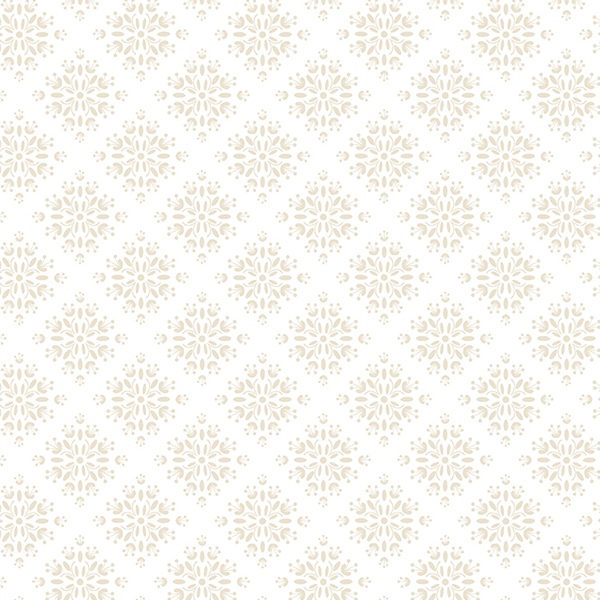 Tecido Tricoline Estampado Mosaico Bege e Branco 1420V203