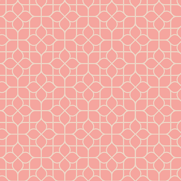 Tecido Tricoline Estampado Mosaico Floral Rose 1423V130