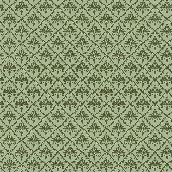 Tecido Tricoline Estampado Português Verde 1424V305