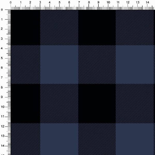 Comprar Tecido Estampado Xadrez Fundo Azul Petróleo Sig 0,5X1,50