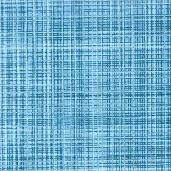 Tecido Tricoline Estampado Xadrez Malta Azul 181174v2