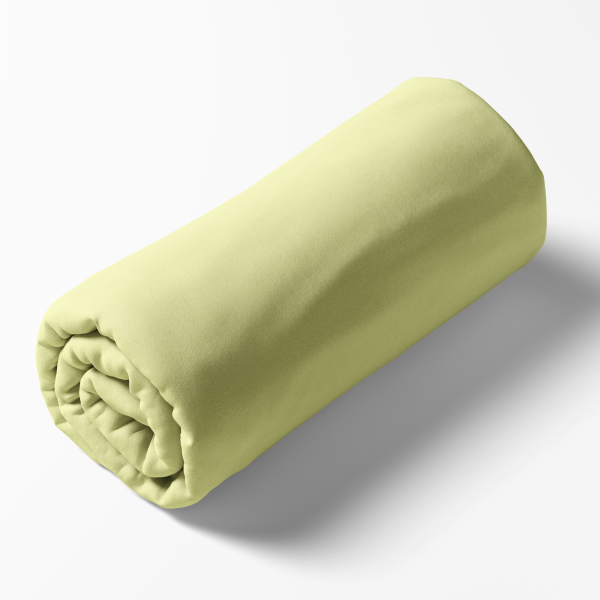 Tecido Tricoline Liso 100% Algodão Amarelo Pastel C026