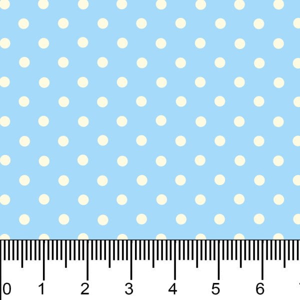 Tecido Tricoline Estampado Geometrico Xadrez Fundo Azul Bebe 50cm