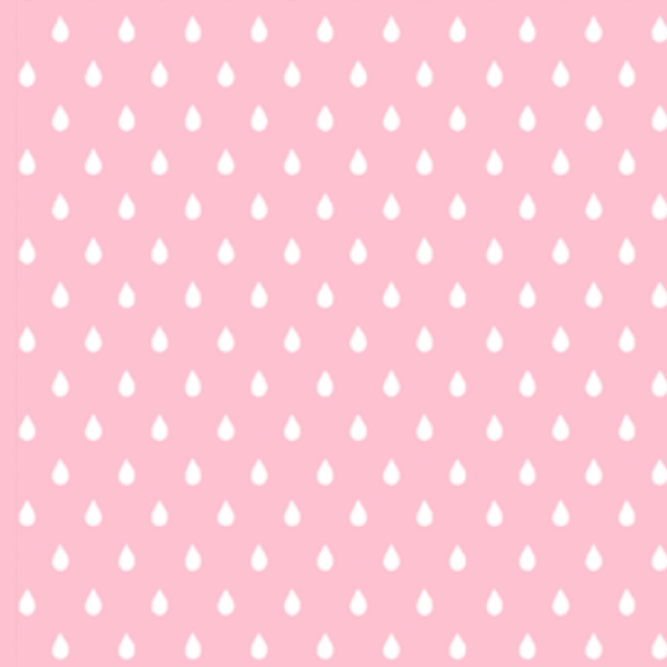  Tricoline Estampado Gotas Fundo Rosa 3279 